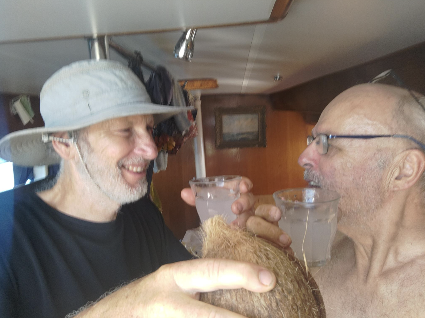 andrew and peter say Cheers!